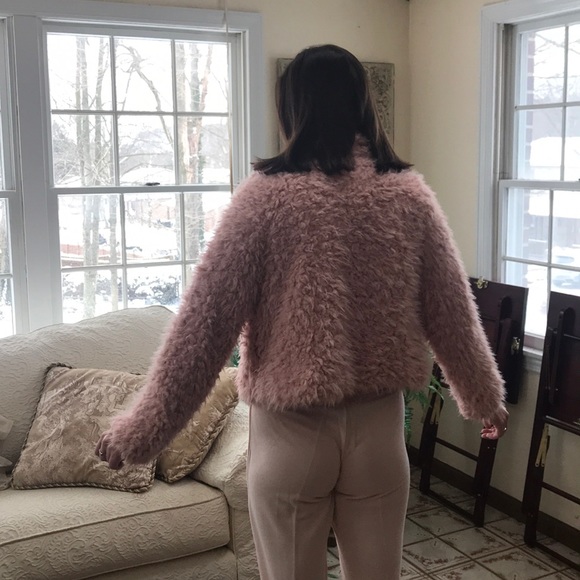 Pink Faux Fur Jacket - Picture 4 of 9